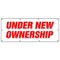 Signmission UNDER NEW OWNERSHIP BANNER SIGN brand owner owners management signs B-96 Under New Ownership - alternate 1